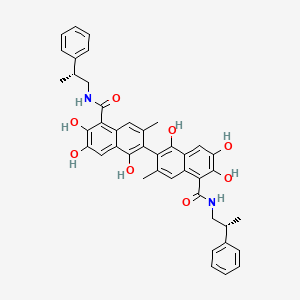 Chemical structure of (S)-Sabutoclax