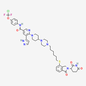 Chemical structure of SIAIS100 TFA