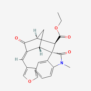 Chemical structure of PPI-GIT1/β-Pix interaction-IN-1