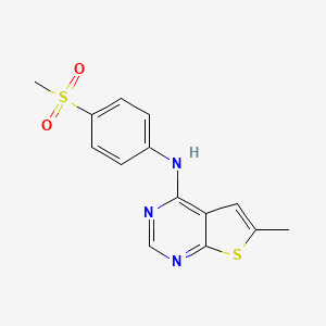 Chemical structure of ARUK2001607