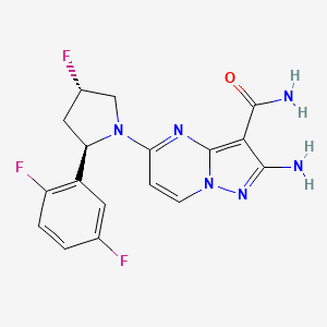 Chemical structure of Emzeltrectinib