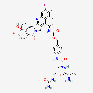 Chemical structure of Val-Cit-PAB-Exatecan