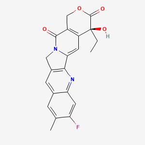 Chemical structure of Decyclohexanamine-Exatecan