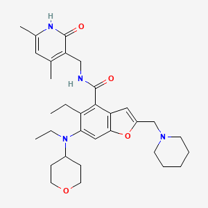 Chemical structure of EZH2-IN-15