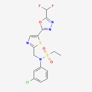 Chemical structure of TYA-018