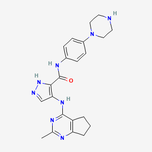 Chemical structure of FLT3-IN-19