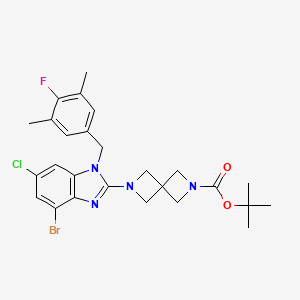 Chemical structure of SOS1 agonist-1