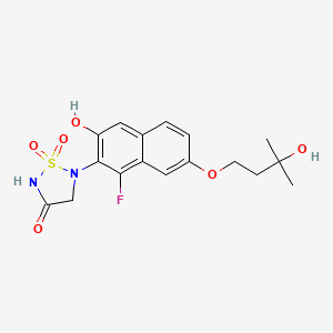 Chemical structure of PTPN2/1-IN-2