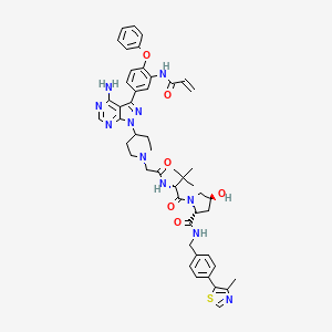 Chemical structure of PROTAC Her3 Degrader-8