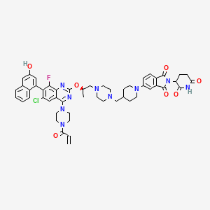 Chemical structure of PROTAC KRAS G12C degrader-2