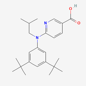 Chemical structure of MSU-42011