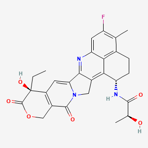 Chemical structure of Deruxtecan 2-hydroxypropanamide