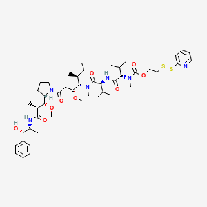 Chemical structure of PDS-MMAE
