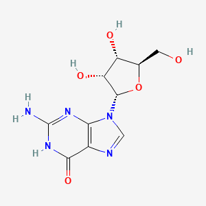 Chemical structure of Alpha-Guanosine