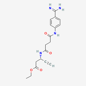Chemical structure of (S)-SAR131675