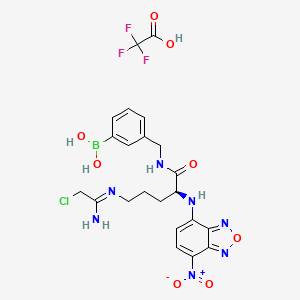 Chemical structure of PAD4-IN-2 TFA