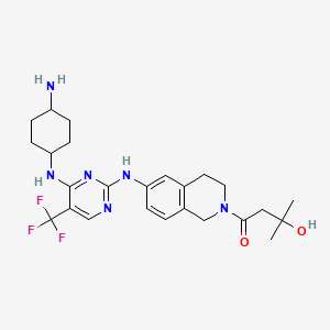 Chemical structure of FLT3/CHK1-IN-1