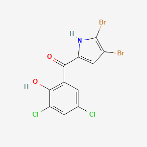 Chemical structure of Antibiofilm agent-1