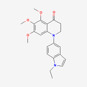Chemical structure of Tubulin polymerization-IN-55