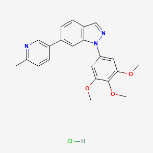 Chemical structure of Tubulin polymerization-IN-56