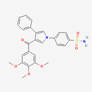 Chemical structure of hCA/Wnt/β-catenin-IN-1