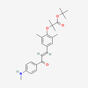 Chemical structure of Anti-NASH agent 1