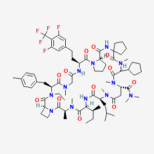 Chemical structure of LUNA18