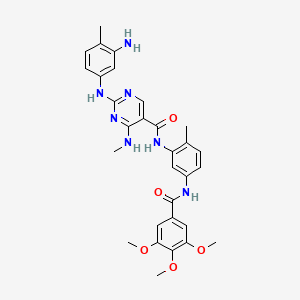 Chemical structure of BCR-ABL-IN-8