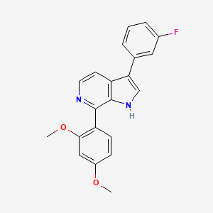 Chemical structure of Antiproliferative agent-37