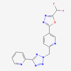 Chemical structure of HDAC6-IN-23