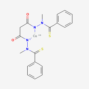 Chemical structure of Cu(II)-Elesclomol