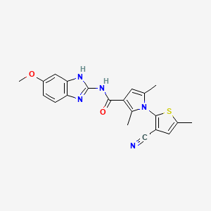 Chemical structure of KY386