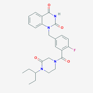 Chemical structure of PARP7-IN-16 free base