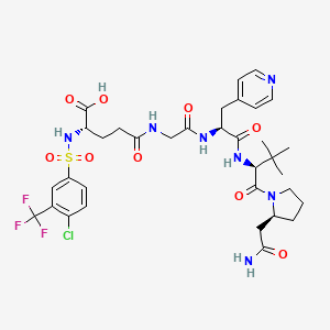 Chemical structure of MMP-7-IN-3