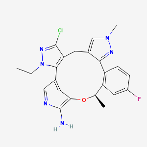 Chemical structure of Neladalkib TFA