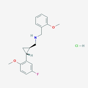 Chemical structure of (-)-5-HT2C agonist-3