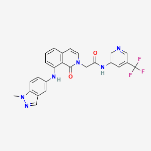 Chemical structure of DDR1/2 inhibitor-2