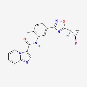Chemical structure of Labuxtinib