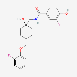 Chemical structure of HSD17B13-IN-2