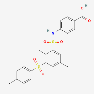 Chemical structure of HSD17B13-IN-3