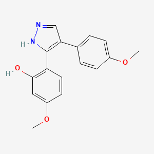 Chemical structure of Antitumor agent-120