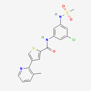 Chemical structure of DHX9-IN-2