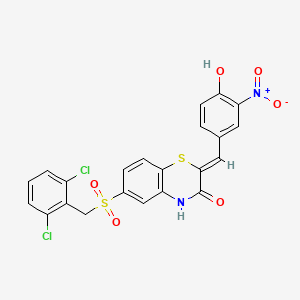 Chemical structure of ON 108600