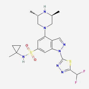 Chemical structure of PARG-IN-4