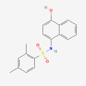Chemical structure of ATG12-ATG3 inhibitor 1