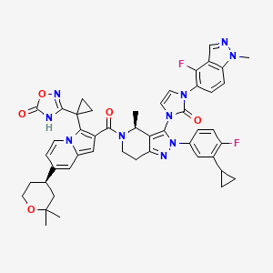 Chemical structure of GLP-1 receptor agonist 14