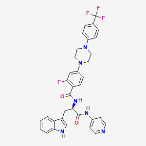 Chemical structure of KRASG12D-IN-1