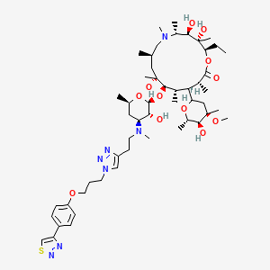 Chemical structure of Cys-mc-MMAE