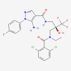 Chemical structure of (R)-GSK866