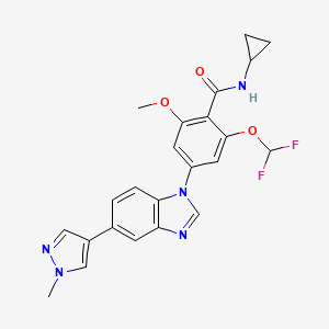 Chemical structure of GLPG3312